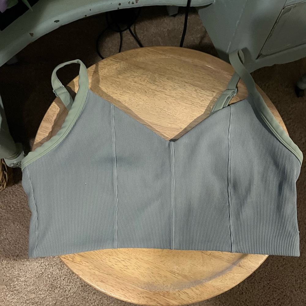 Green Sports Bra
